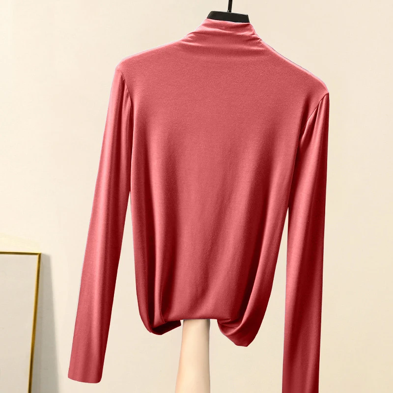 

Top Fashion Custom Women Long Sleeve Turtleneck Women High Neck Women's Girl Knitted Pullover Sweater