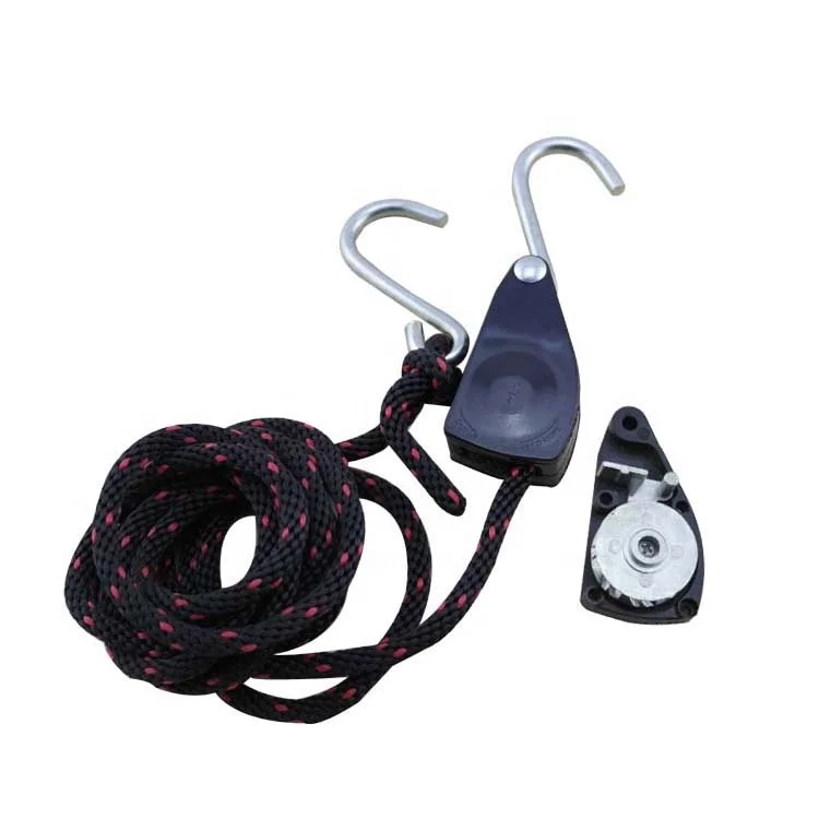 

110 Pieces Include Shipping Adjustable  Rope Ratchet Boat Tie Down, Black