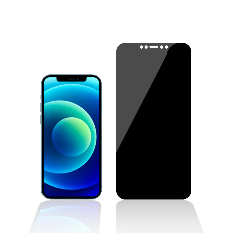 

2021 new phone temper glass filme privacy film anti peeping broken Screen protection protector for iPhone X XS XR 12 11 Pro Max