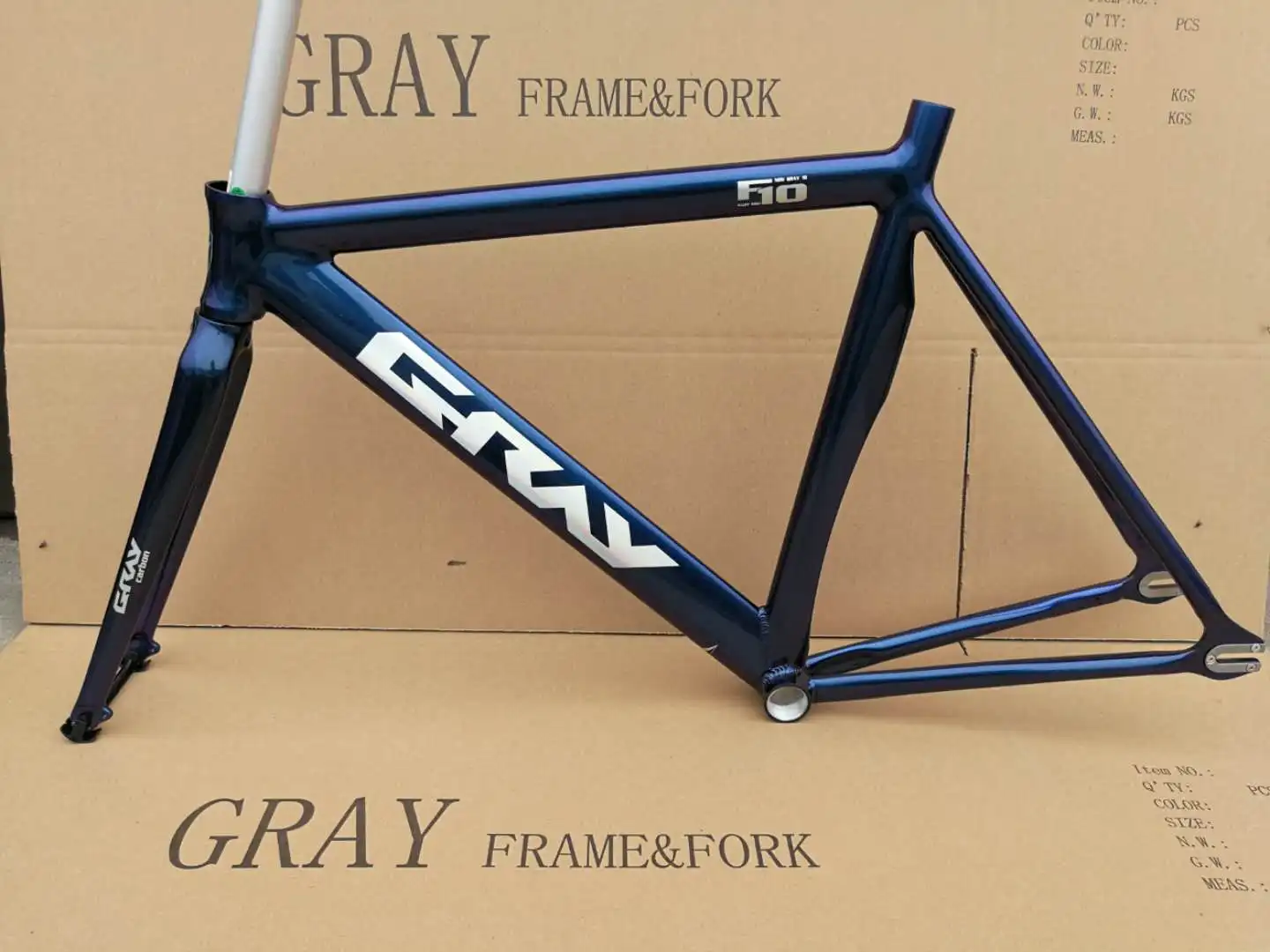 gray bike frame