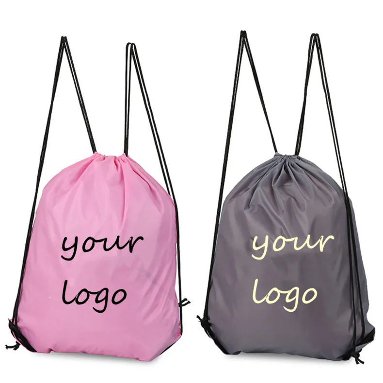

Good Quality Custom Logo Gym Sports Football Basketball Polyester Drawstring Bag, Customized