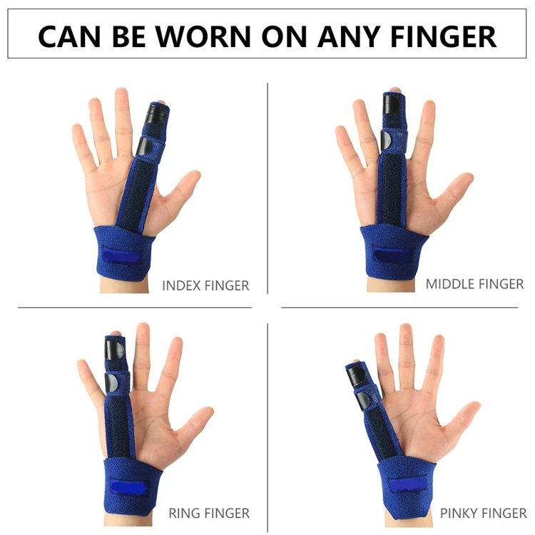 Medical Metal Finger Splint Arthritis Finger Brace For Finger Fractures