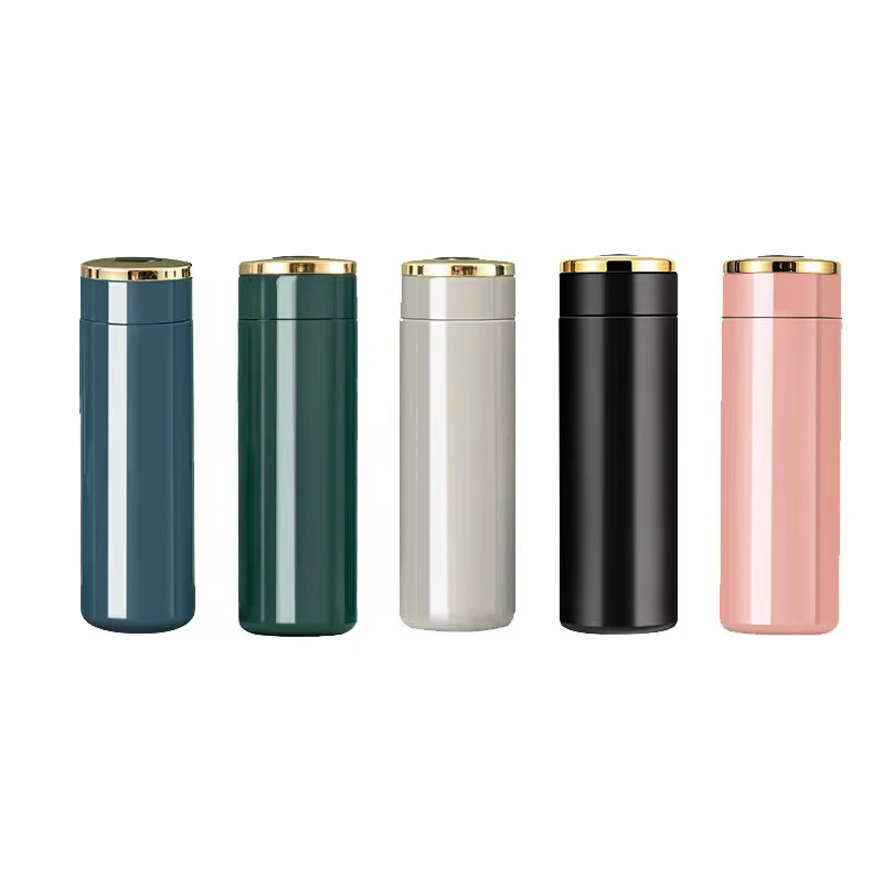 

Newest Smart Vacuum Flask Stainless Steel Water Bottle with LCD Touch Screen Temperature Display with Double Wall