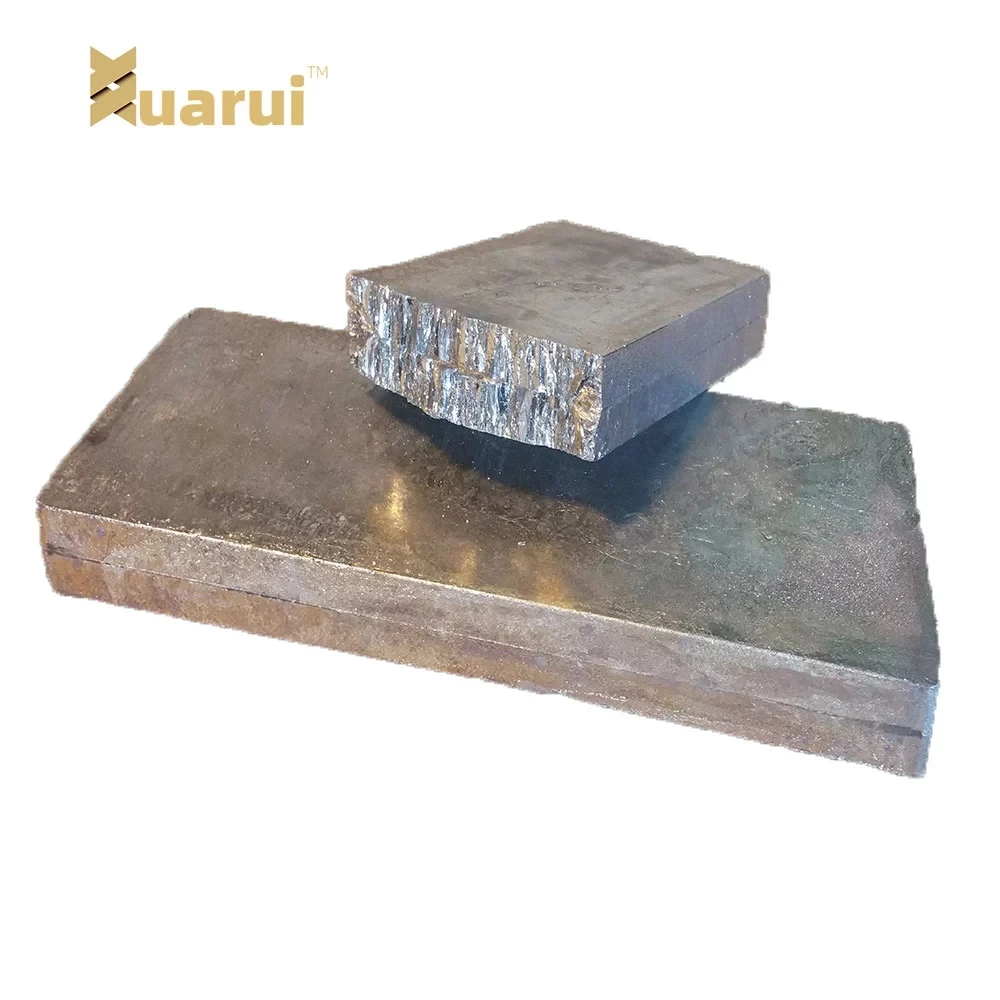 
High Purity 99.99 Bismuth metal ingot ingot bismuth for refrigerating element 
