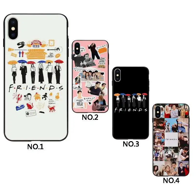 

The friends tv show phone covers for iphone 12 11pro max, Black