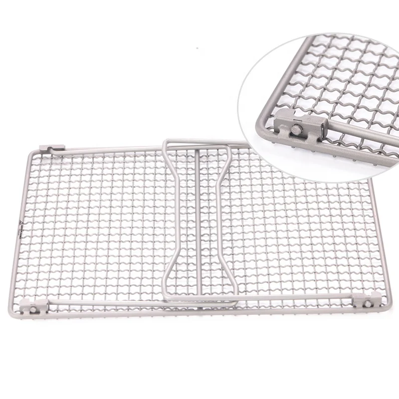 Titanium Mini Bbq Grill Charcoal Barbecue Grill Food Carbon Furnace Gas