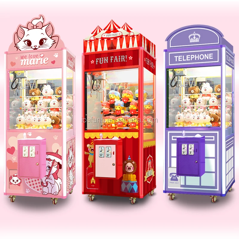 Cheap Claw Crane Bill Acceptor Plush Toys Vending Machine For Party