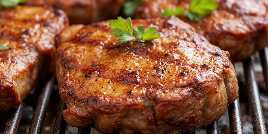 Coffee rubbed pork chops