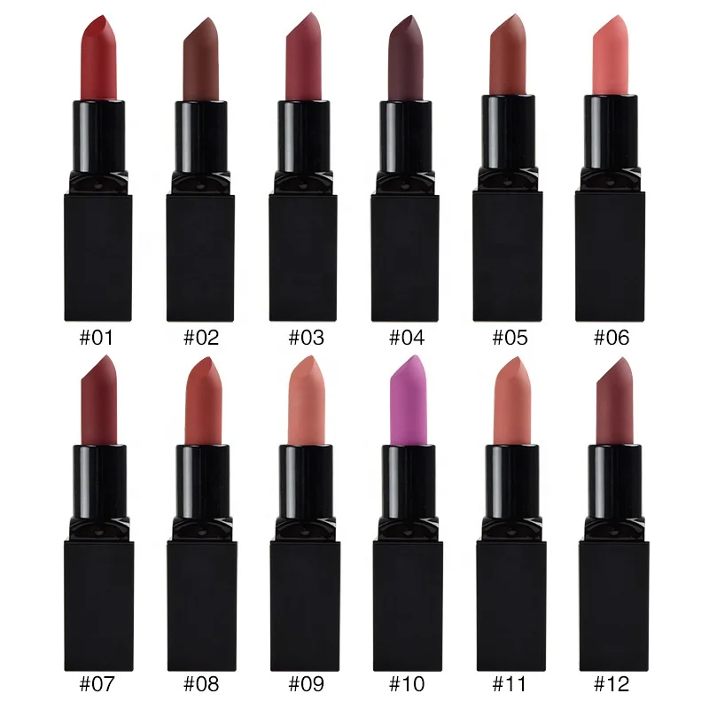 

New Release Natural Organic Vendor Velvet Matte Cream Lipstick OEM Private Label