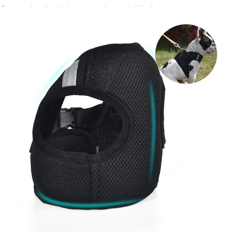 

Reflective Soft Padded Breathable Mesh Fabric Pet Dog Harness Vest