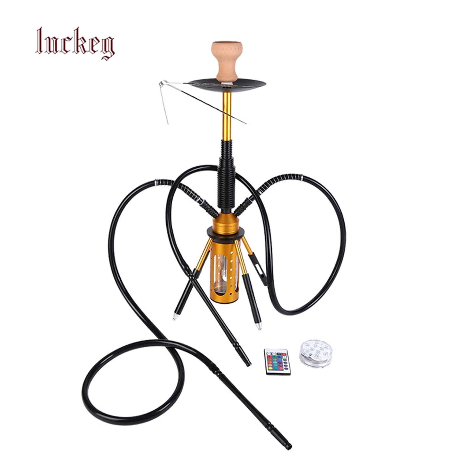 

HOT SALE!! Rocket style Shisha hardcore design Hookah Wholesale Newcomer friendly OEM ODM accepted Wonderful Gift Option, Yellow