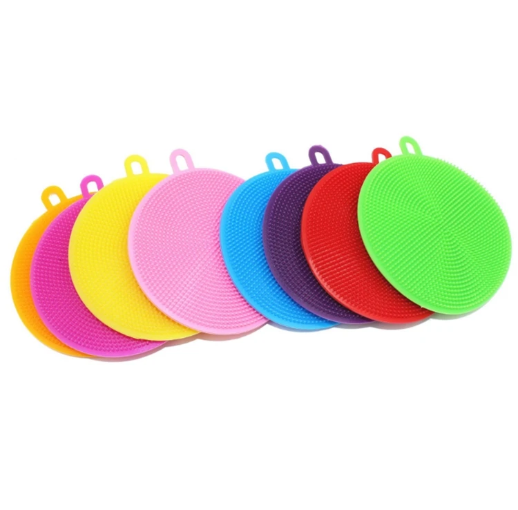 

hot sales fashion popular nice price soft high quality cleaning silicone dishes washing brush