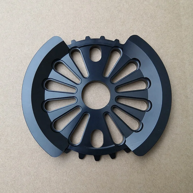 

Custom Processing Steel Alloy 7075 Black Bike Chain Sprocket