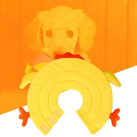 

Protection Anti-bite And Anti-lick Chick Pet Cute Collar Custom Cotton Dog Collars