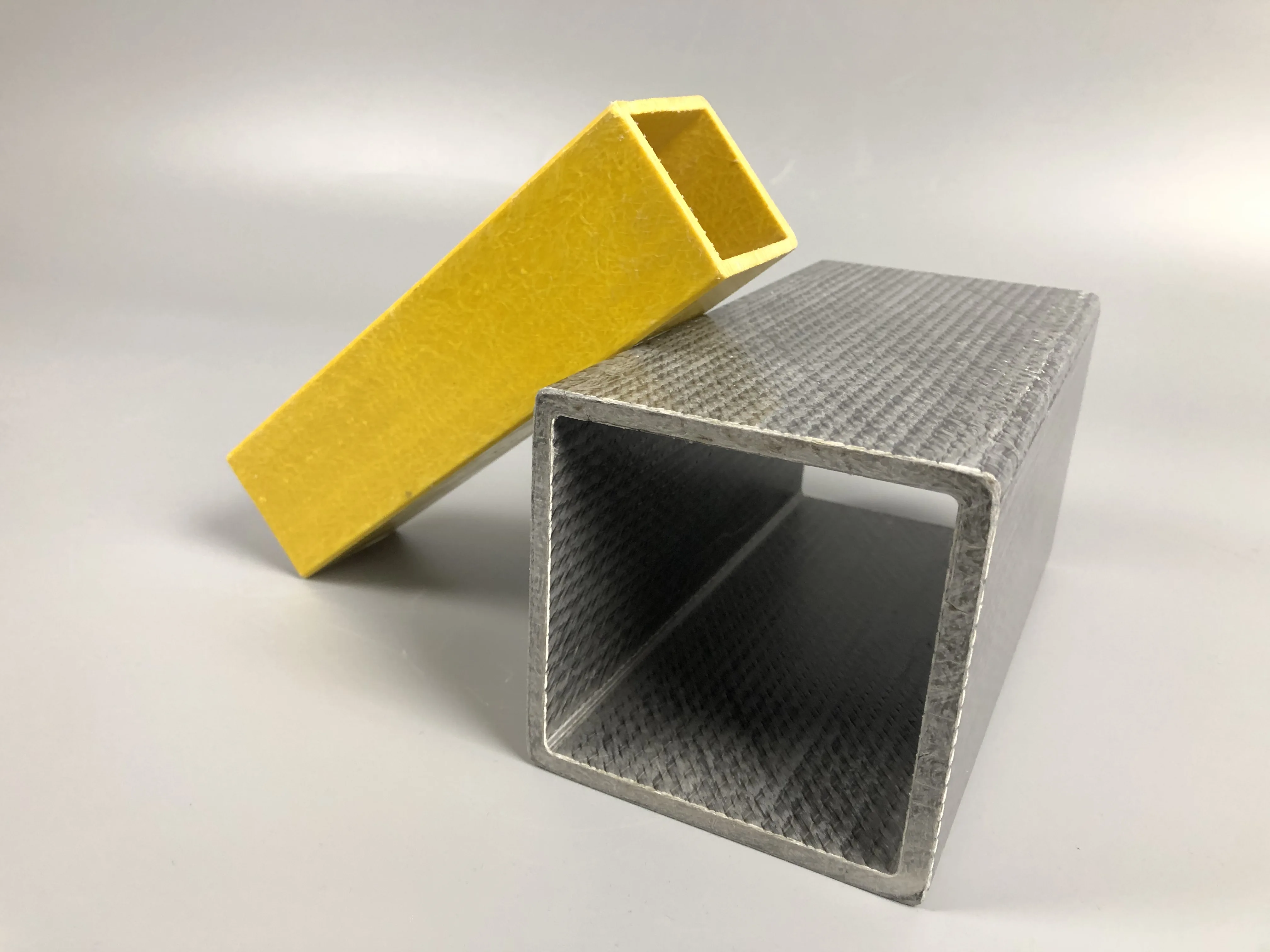 高强度定制拉挤玻璃纤维增强塑料方管100x100 frp型材