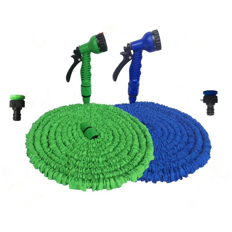 
Expandable flexible Garden hose Water Hose 25 50 75 100 150 FT with Spray Nozzle 7 function gun M0229 