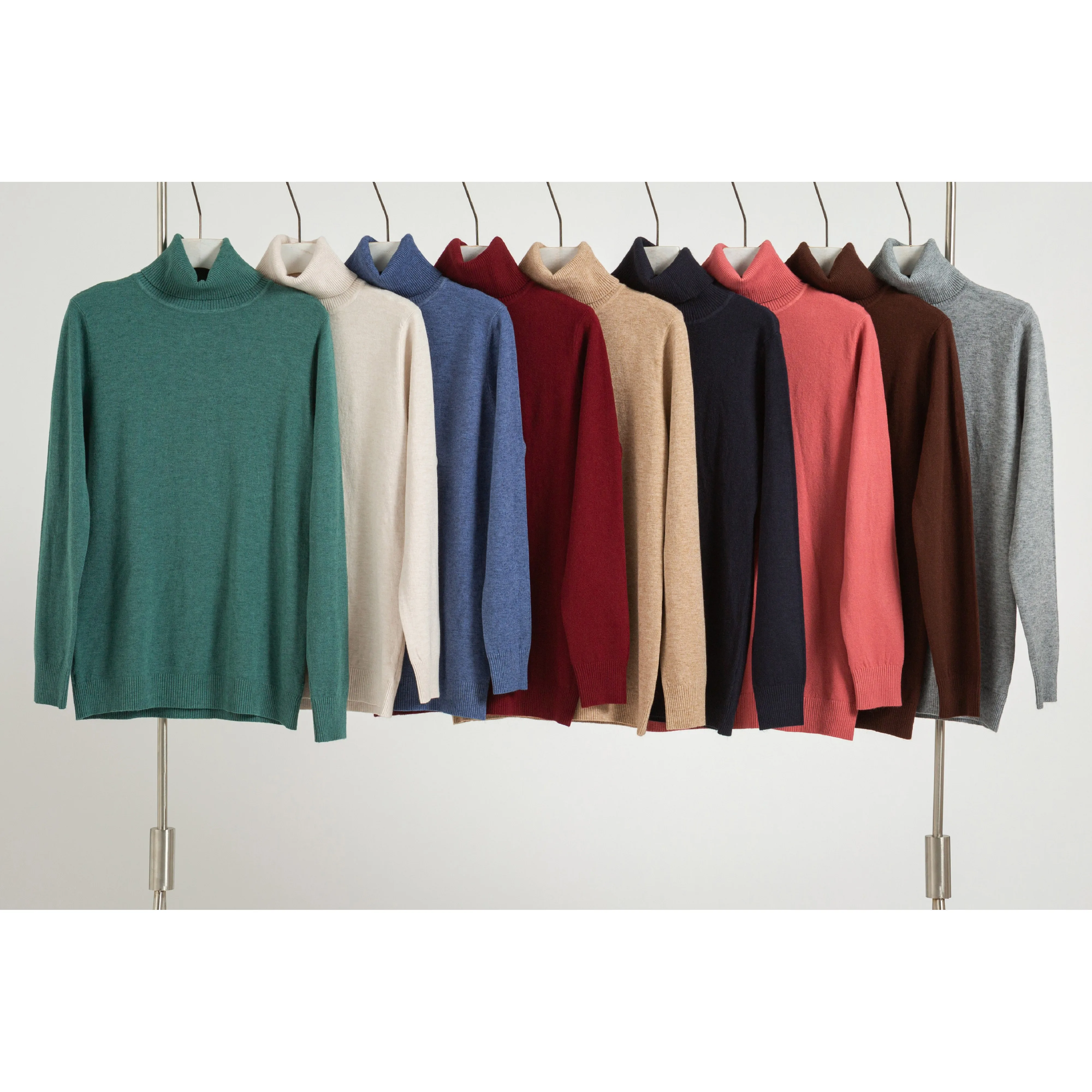 
Basic Knit Top Pure Color Contracted Style Turtleneck Long Sleeve Pullover Sweater for Women(9 colors) 