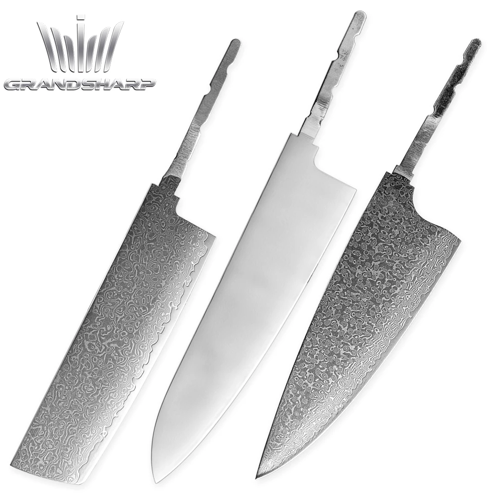 

Damascus vg10 Chef Knife Bank Making Materials DIY Blade Kitchen Knife Japanese Blanks Steel Blade Cooking Tools DIY Tool