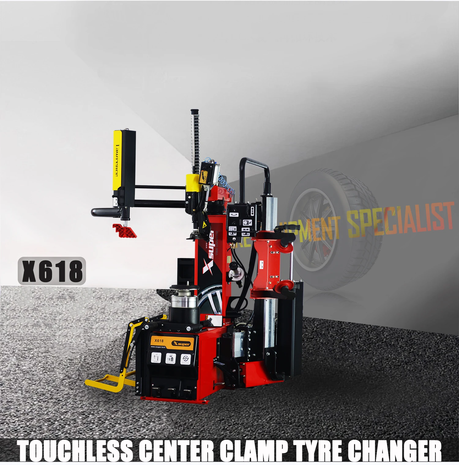 Touchless Tire Changing Machine For 32 Inch Tire With Italian Design