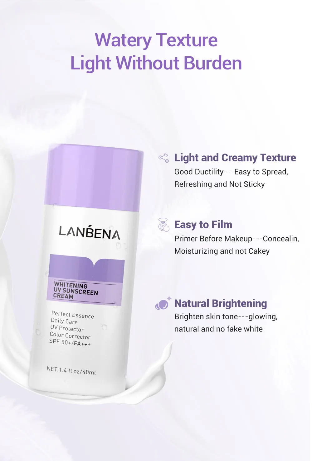 lanbena sunscreen ingredients