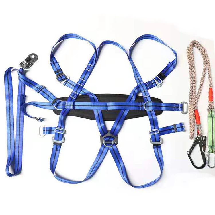 Adjustable Safety Belt 5point Fall Protection Full Body Safety Harness Belt Buy Adjustable