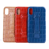 

New Arrival Premium Embossed Crocodile Pattern Genuine Leather Mobile Phone Cover Case