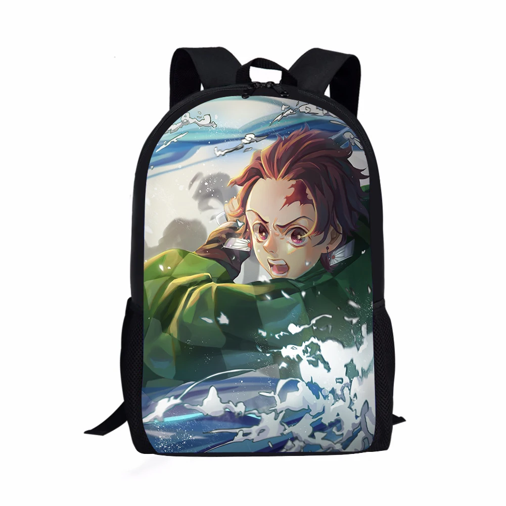 

Demon Slayer pattern design waterproof promotional college kids backpack school bags