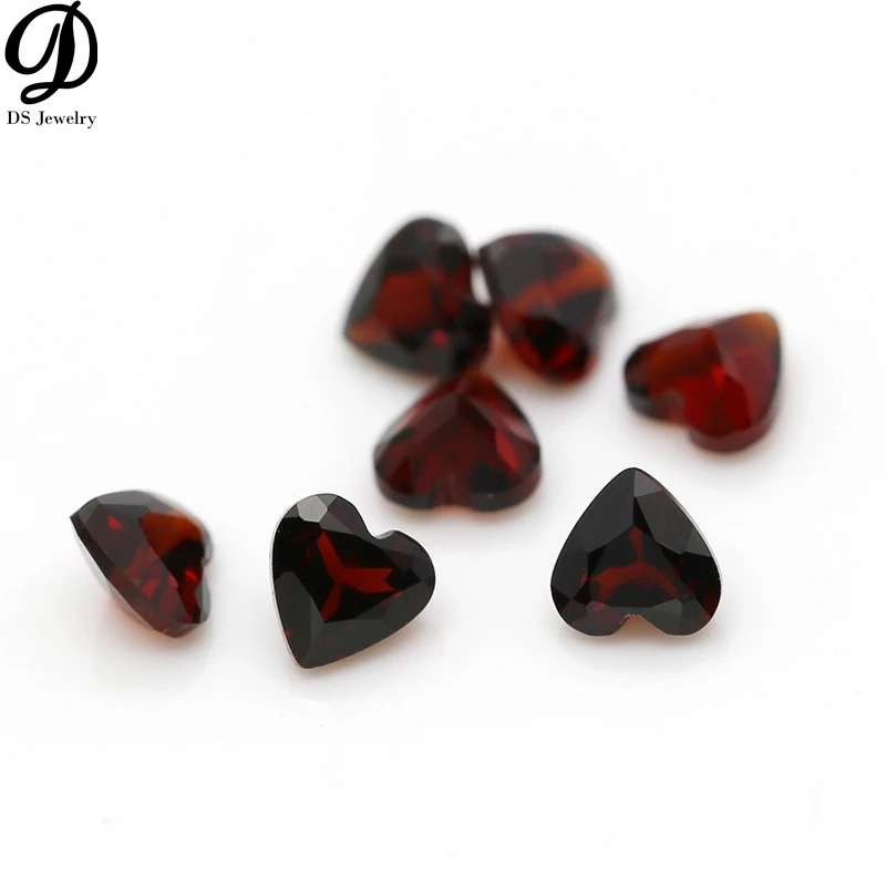 

Top quality 3*3mm Natural Red Garnet For Jewelry Making