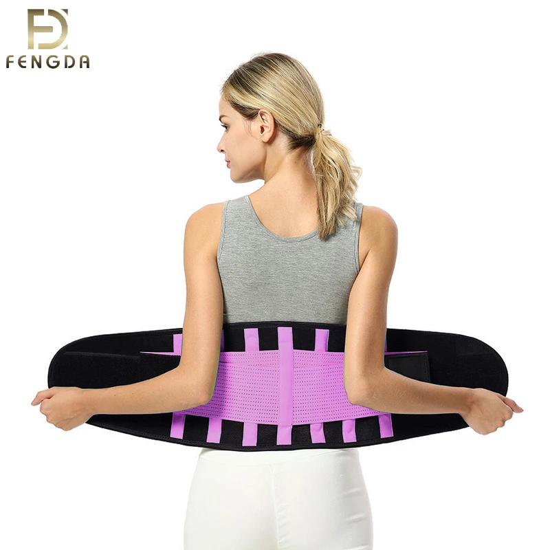 

2019 Amazon Hot Sale Adjustable Slimming Sauna Waist Trainer Belt, Black pink or customized