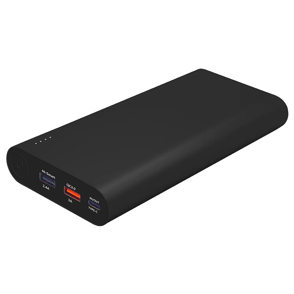 

Fast Charging Power Bank Free Custom Type-C Laptop Power Banks 20800mAh, Black, silver, gray