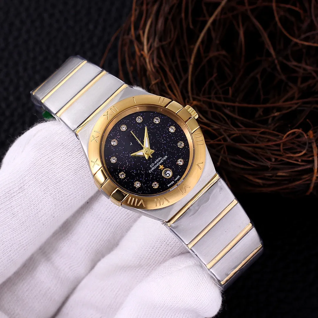 

Luxury full diamond high quality 904L precision steel women's fully automatic mechanical fashion watch