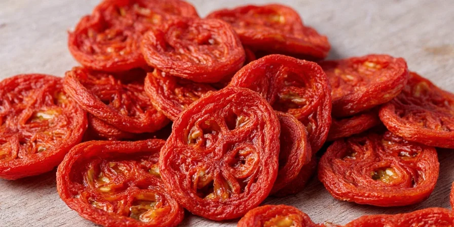 Storing dried tomatoes in jars