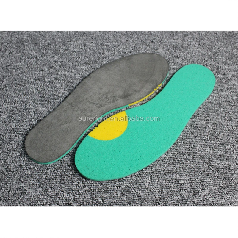 Shock absorption memory foam shoe insole