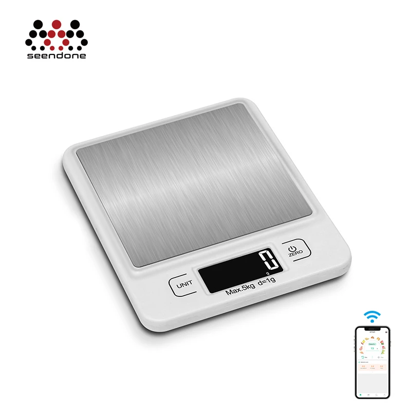 
Rechargeable Smart Digital Bluetooth Nutrition Scale Wholesale Kitchen Digital Food Electronic Scale 