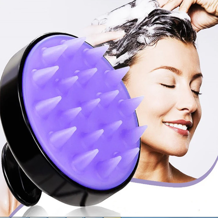

Silicone Hair Brush Shampoo Scalp Comb Head Spa Slimming Massage Brush Body Hair Washing Comb Shower Bath Brush Dropship