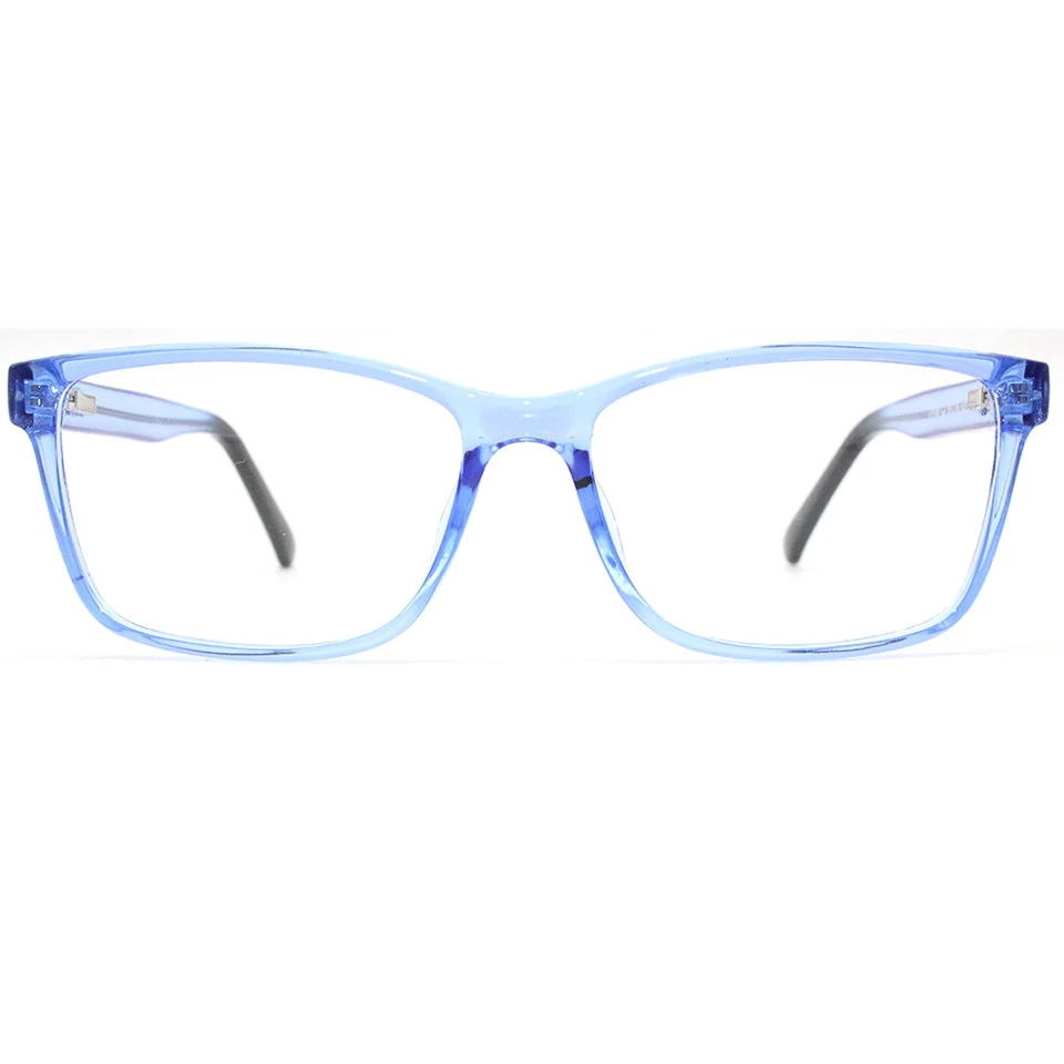 

CP036 Square Transparent pink blue CP INJECTION optical frames Unisex wholesale eyeglasses frames ready stock
