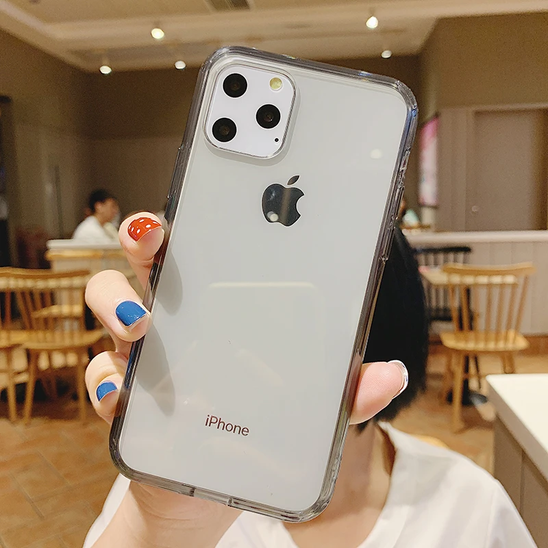 

Clear Phone Case For iPhone 11Case iPhone XR Case Silicone Soft Back Cover Case