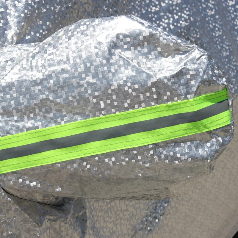 
Top Quality UV Protection Driver-Side Zippered Opening Waterproof Dustproof PEVA Car Park Cover 