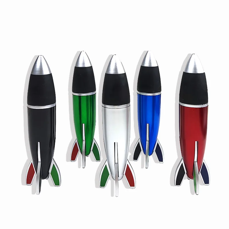 

OEM/ODM Manufactory Funny education Plastic smooth Rocket shape Multicolor Ballpoint pen Gel for custom logo Promotion gift