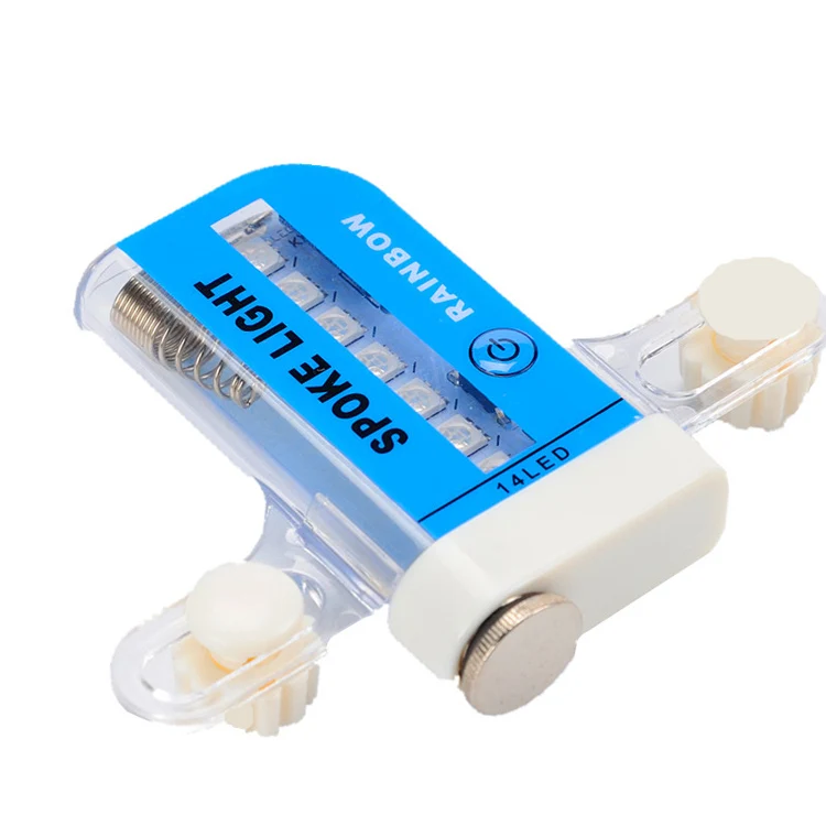 

2020 bike wheel light for e bike accessories bicycle accessories manual switch, Full color