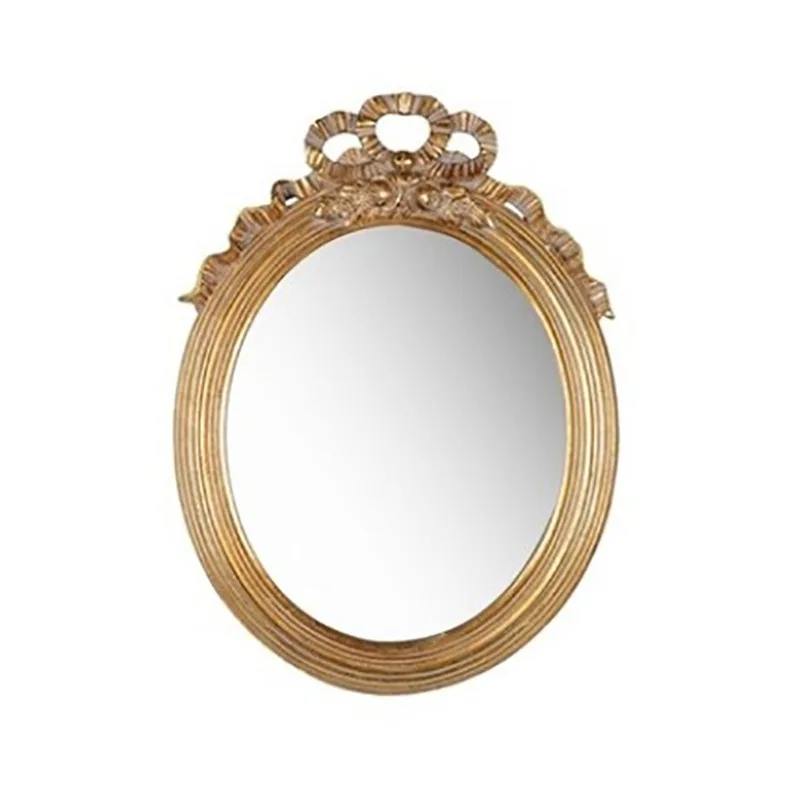 

2022 Baroque Ornament Decors 27*33cm Antique European Resin Mirror Frame, Customized color