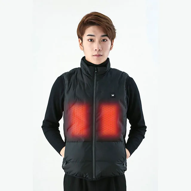 

Men's winter outdoor heating suit graphene warm USB heating vest