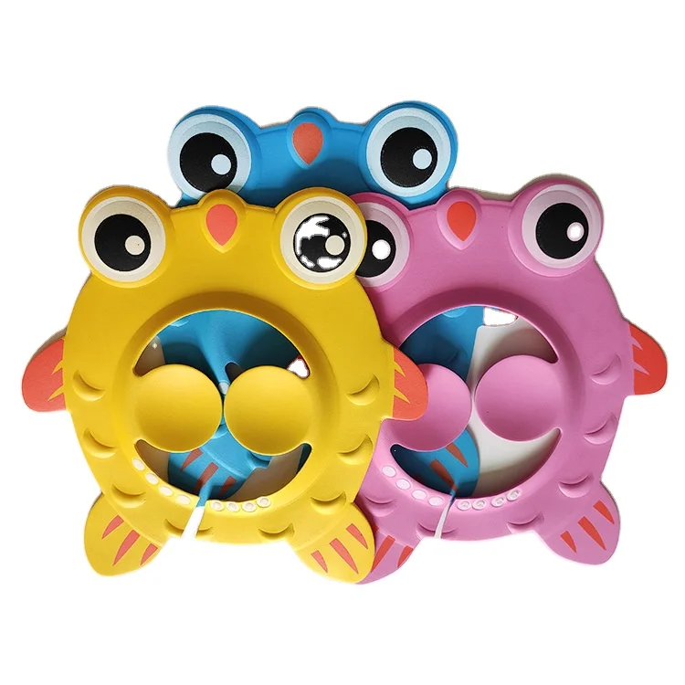 

Wholesale Soft Baby Shower Hat Wash Hair Kids Adjustable Waterproof Ear Protection Eye Bath Cap, Pink,yellow,green,blue