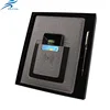 luxury leather cover power bank notepad with table computer holder