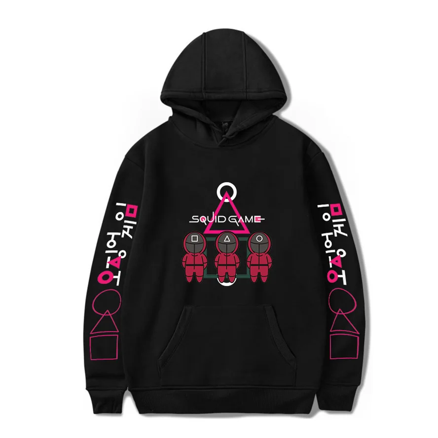 

Fall couple unisex 067 pullover sweatshirt clothes squid game fleece hoodie women