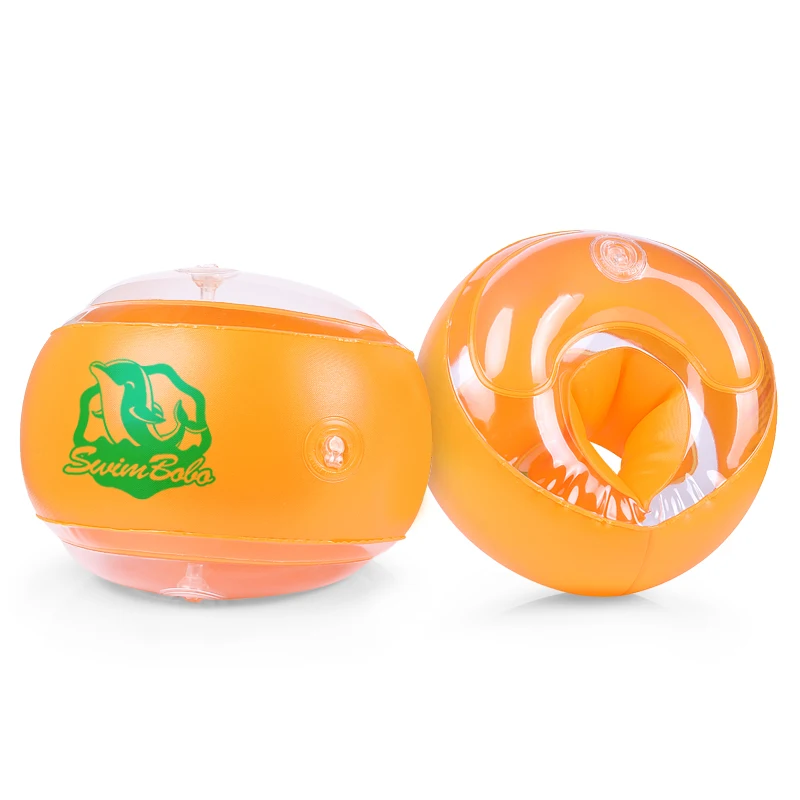 

New Style Can Be Customized Orange Good Parcel Inflatable Kids Arm Float Baby Swimming Ring