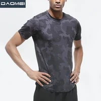 

Custom Sweatsuit Slim Camouflage Sport T Shirts Men shorts Sleeve Jogging Fitness Wear Outdoor T-Shirt Wholesale Sportswear Men