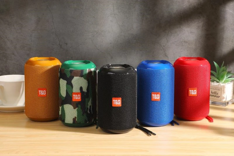 2020 New portable stereo wireless speakers TG524 small loud speaker outdoor waterproof music player with FM radio TWS function - ANKUX.COM