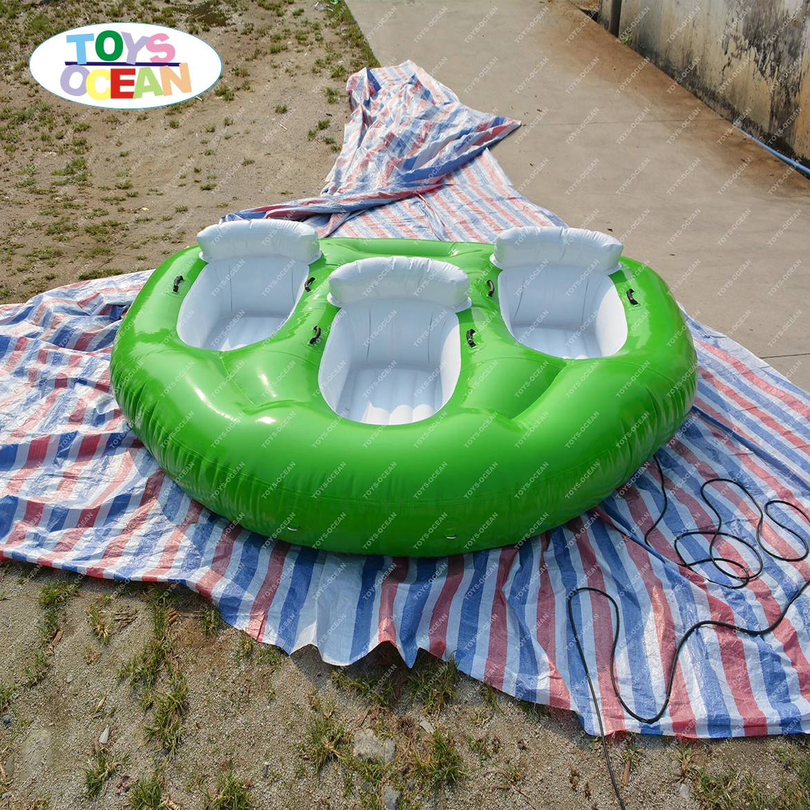 Crazy Water Toys Inflatable Donut Boat Towable Ski Tube For Flying ...