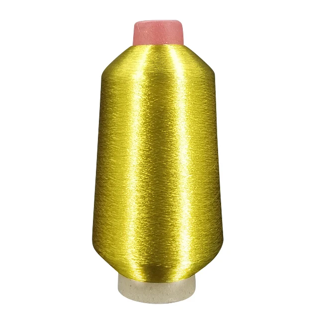 
L type garment gold and silver silk MX embroidery gold and silver thread sari metallic yarn 